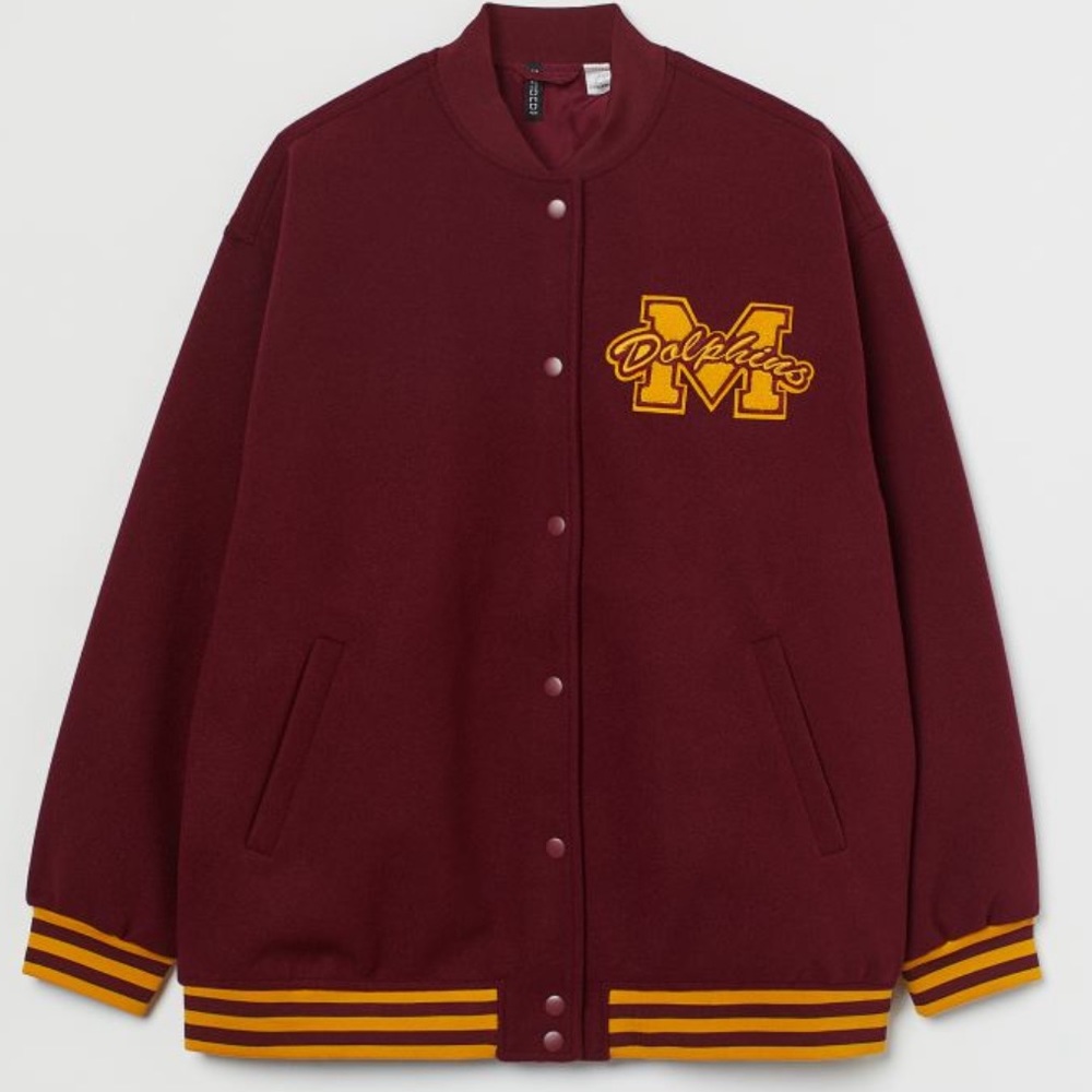 Plus size Varsity Jacket
